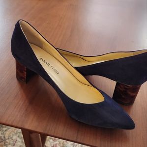 Navy Suede Sarah Flint Perfect Emma Shoes